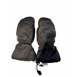 SCOTT  WOMENS BLACK DOWN SNOWBOARD MITTENS SZ LARGE